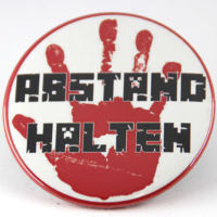 Abstand halten MCraft Button 59 mm