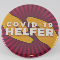 Coid19 Helfer Button 59 mm