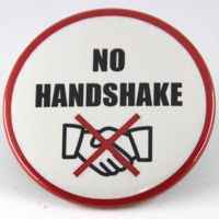 No Handshake Button 59mm