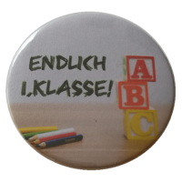 Endlich 1. Klasse Button 59mm