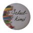Schulkind Button mit Bleistiftmotiv