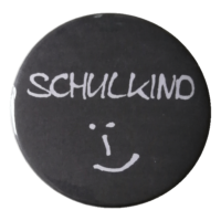 Schulkind Button Tafelmotiv