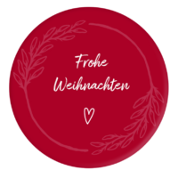 Frohe Weihnachten Button