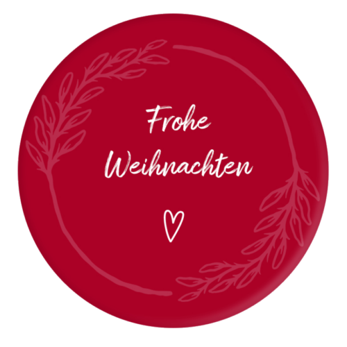 Frohe Weihnachten Button