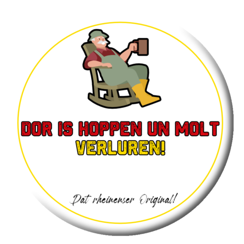 Dor is Hoppen un Molt verluren Button