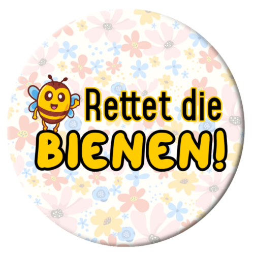 Rettet die Bienen Button