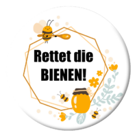 Button Rettet die Bienen