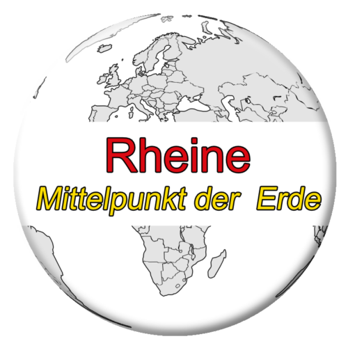 Rheine - Mittelpunkt der Erde Button